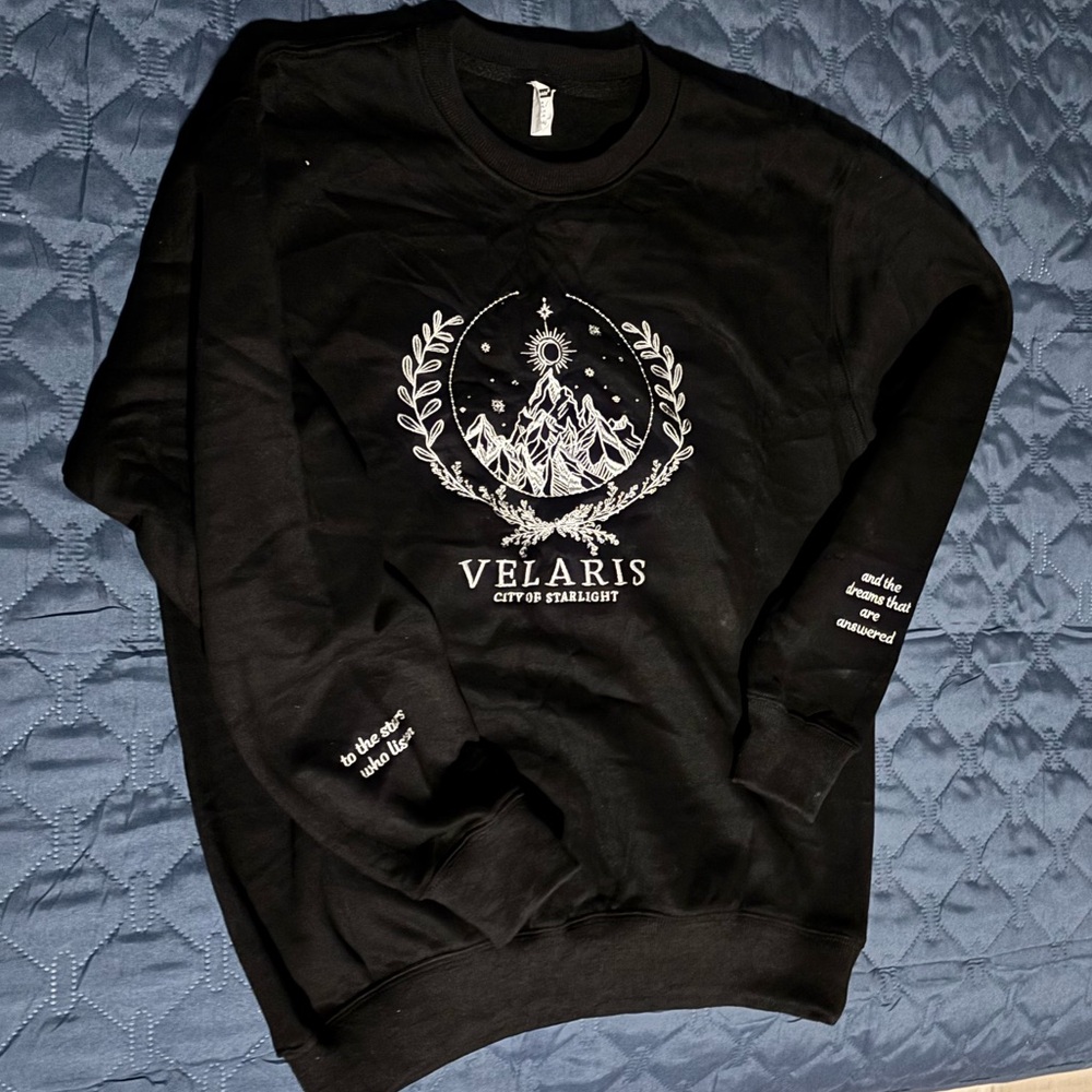 NEW! ACOTAR Feyres Tattoo Sweatshirt The Night Court velaris crew sweatshirt